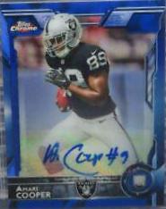 Amari Cooper [Running Autograph Blue Refractor] #115
