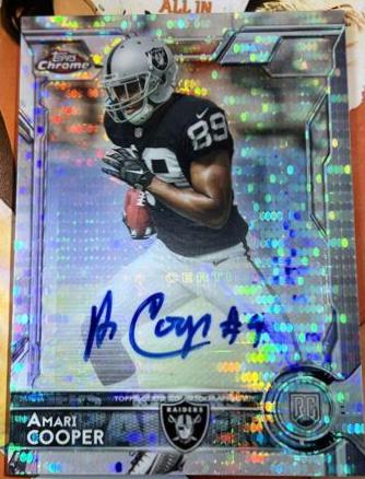 Amari Cooper [Running Autograph Pulsar Refractor] #115