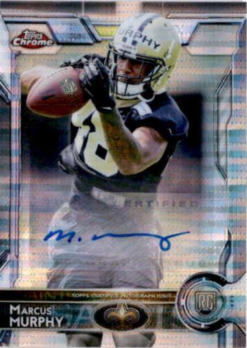 Marcus Murphy [Autograph Blue Refractor] #143