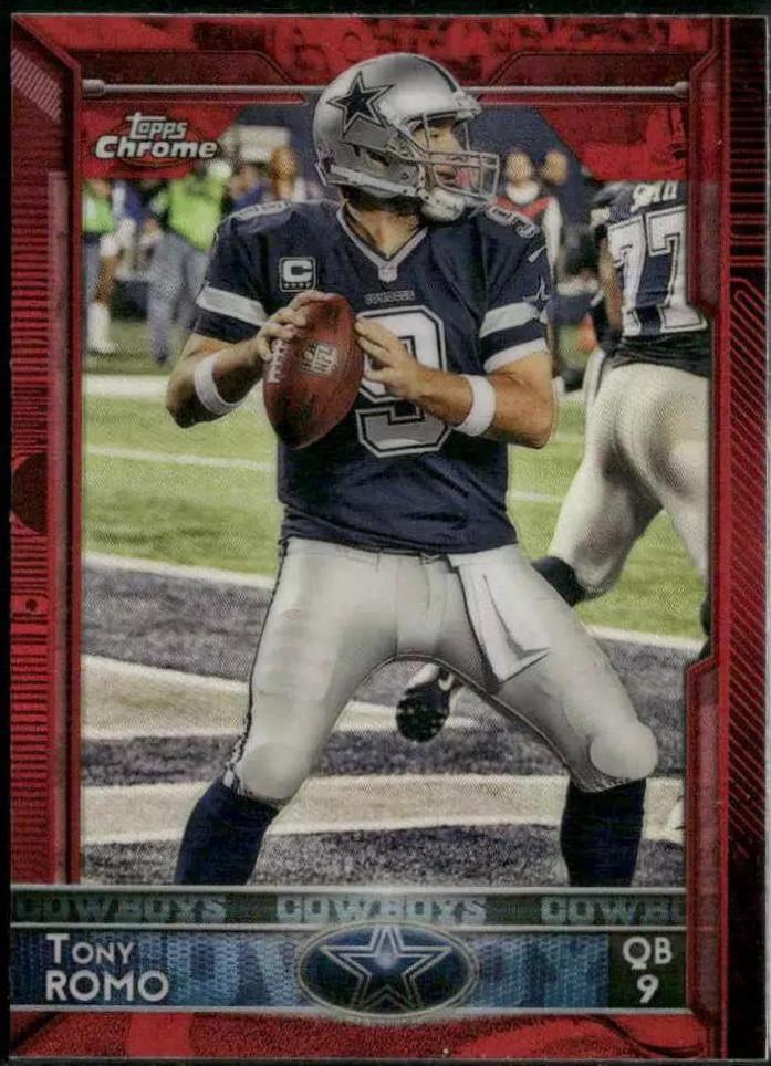 Tony Romo [Red Refractor] #44