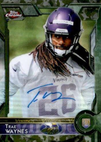 Trae Waynes [Autograph Pulsar Refractor] #104