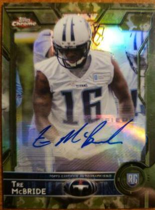 Tre McBride [Autograph Camo Refractor] #196