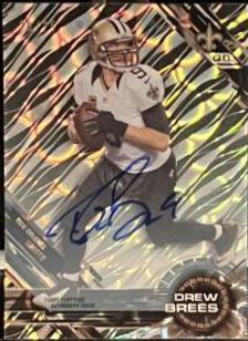 Drew Brees [Autograph Clouds Diffractor] #12