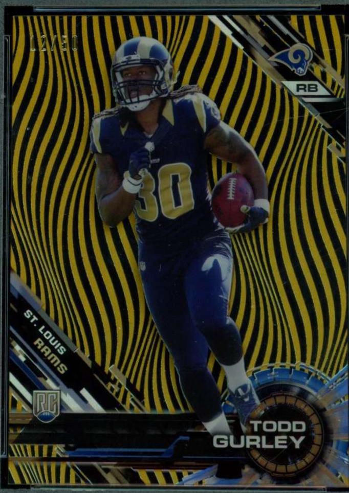 Todd Gurley [Waves Gold Rainbow Diffractor] #108