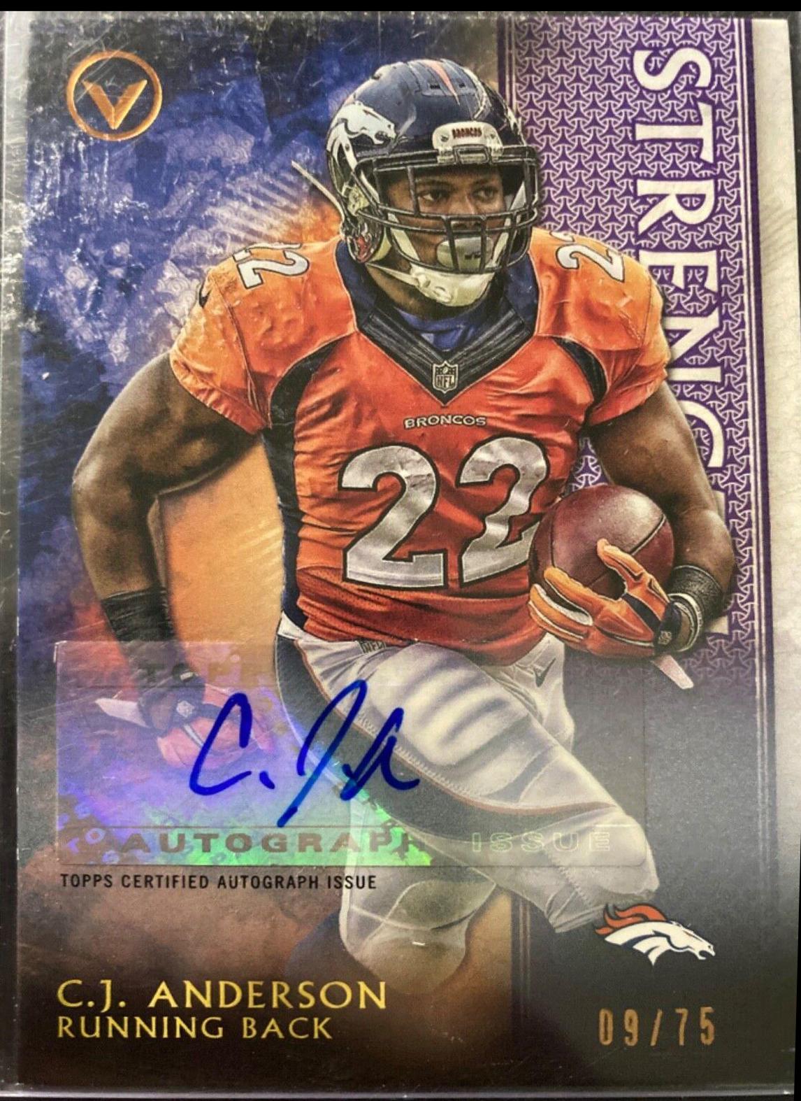 C.J. Anderson [Autograph Strength] #115