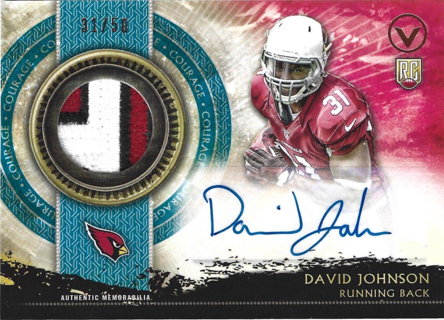 David Johnson [Autograph Courage] #79