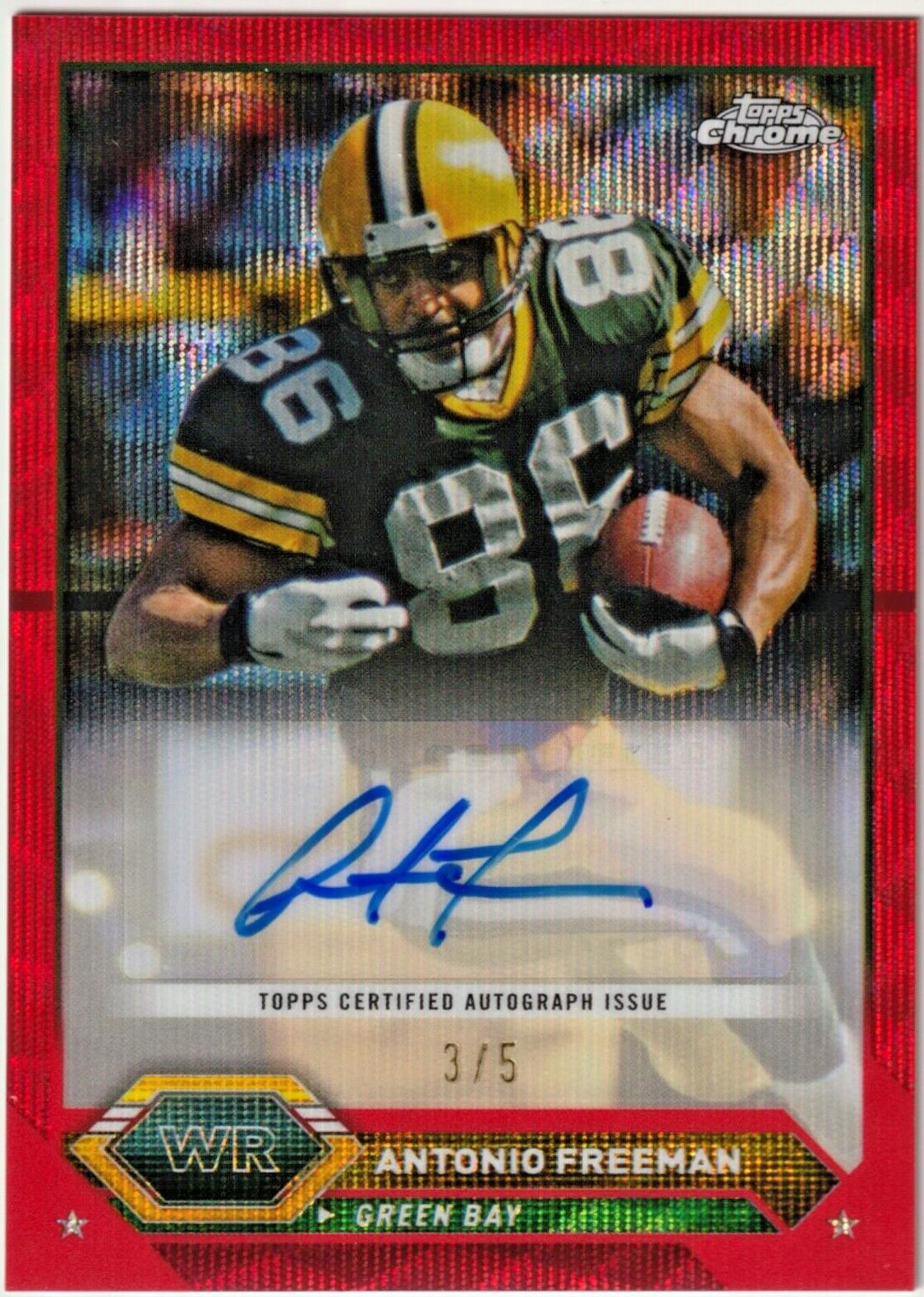 Antonio Freeman [Red Wave Refractor] #TCA-AF