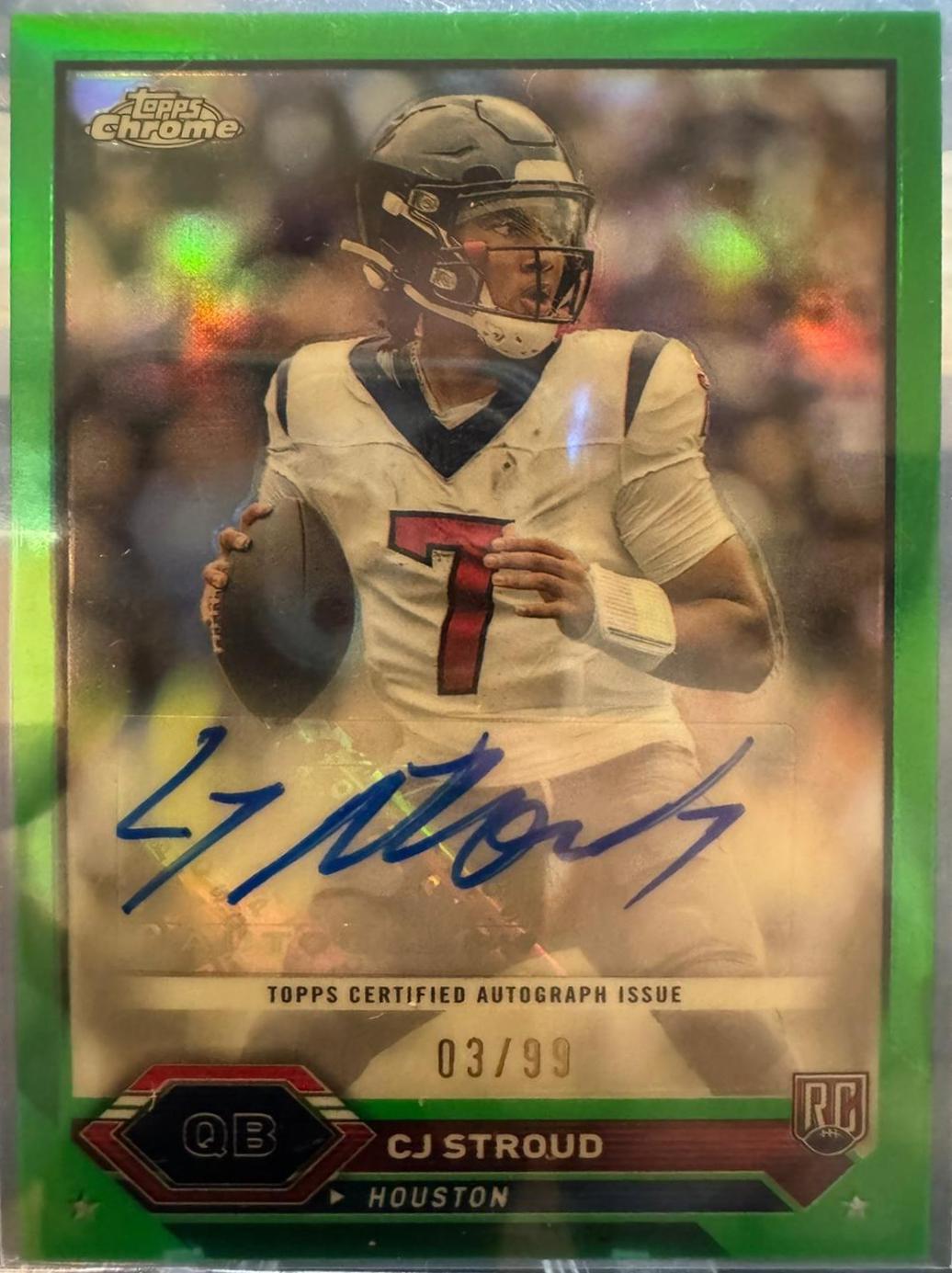 CJ Stroud [Green Refractor] #TCA-CS