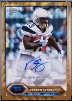 Darren Sproles [Gold Wave Refractor] #TCA-DS