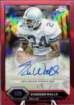 Everson Walls [Red Refractor] #TCA-EW