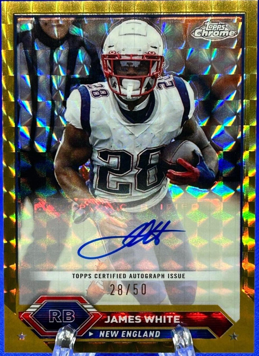 James White [Gold Wave Refractor] #TCA-JWH
