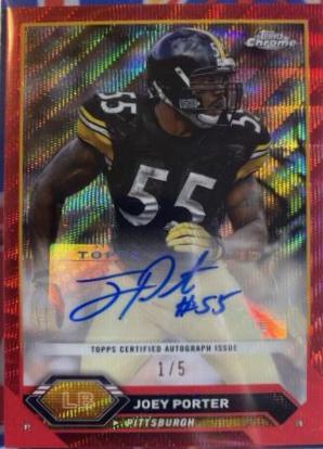 Joey Porter [Red Wave Refractor] #TCA-JP