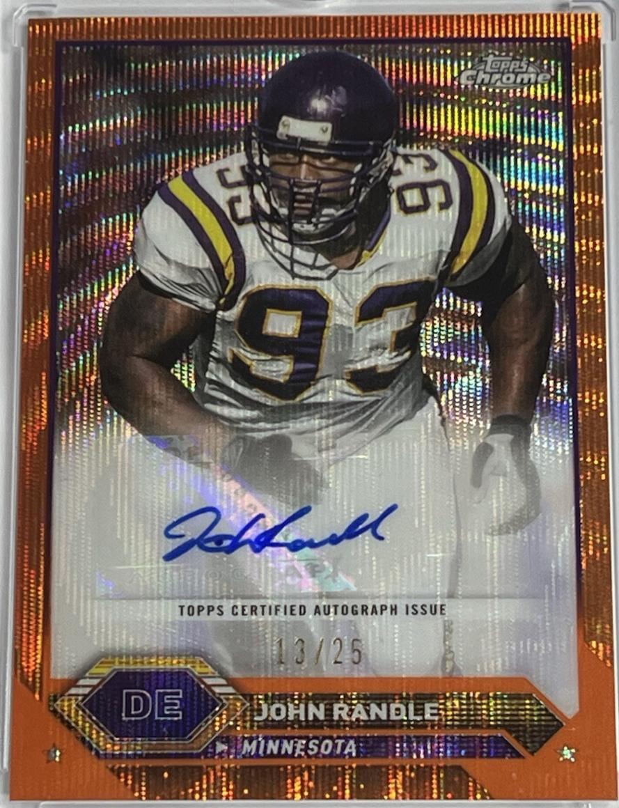 John Randle [Orange Wave Refractor] #TCA-JRA