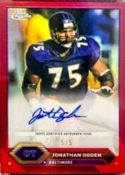 Jonathan Ogden [Red Refractor] #TCA-JO
