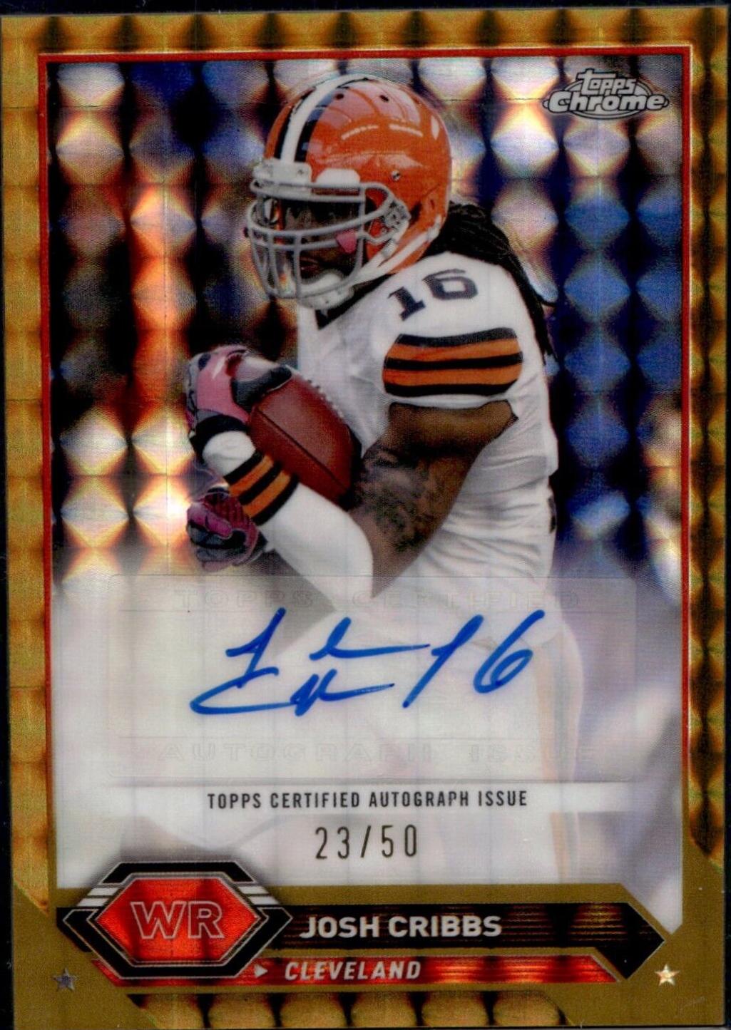 Josh Cribbs [Geometric Gold] #TCA-JC