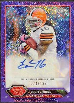 Josh Cribbs [Purple Speckle Refractor] #TCA-JC