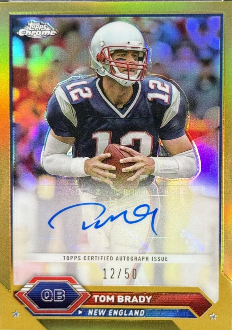 Tom Brady [Gold Refractor] #TCA-TB