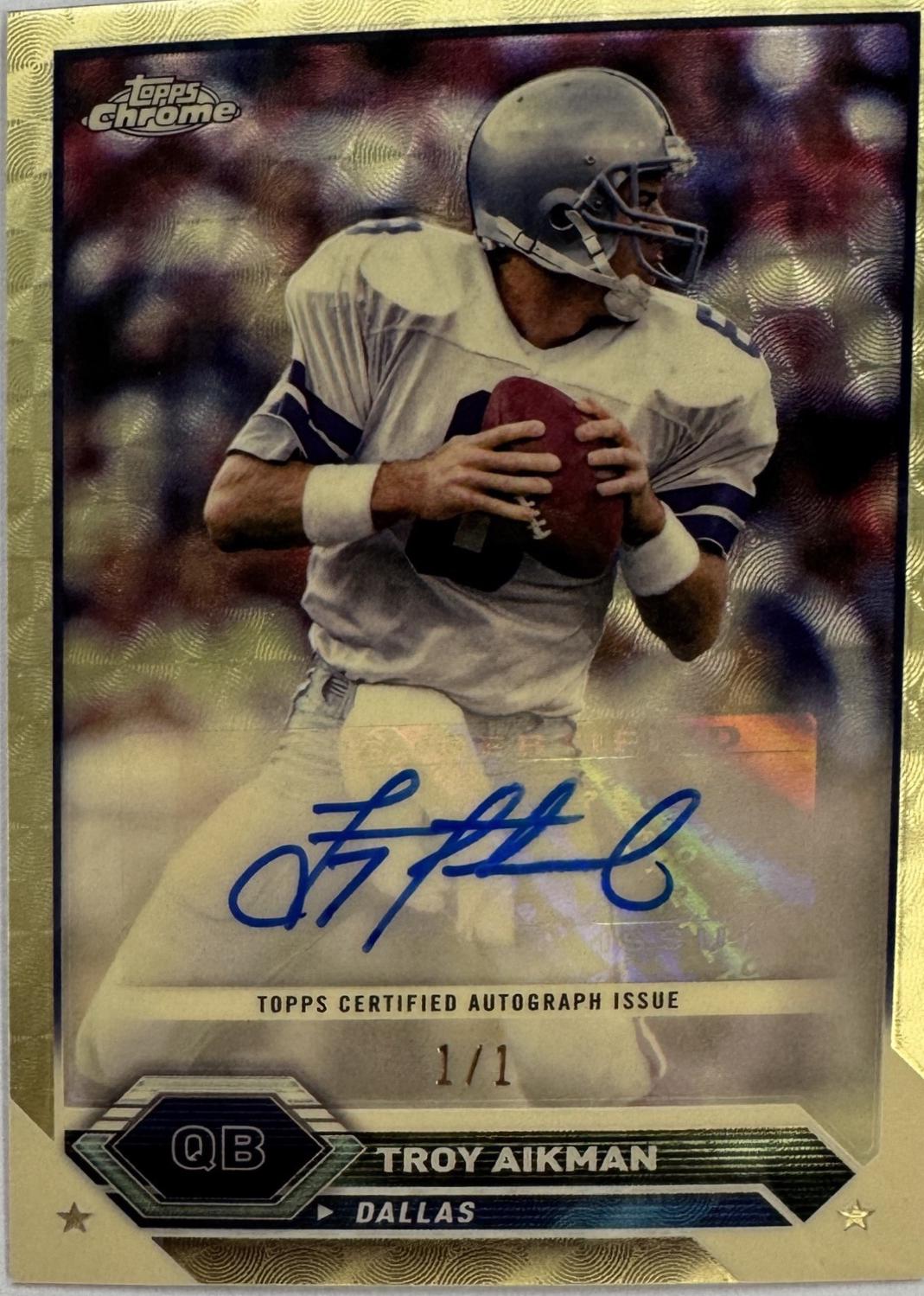Troy Aikman [Superfractor] #TCA-TA