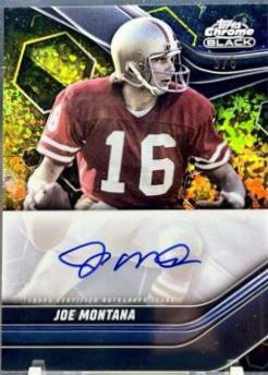 Joe Montana [Red Refractor] #TCBA-JMO