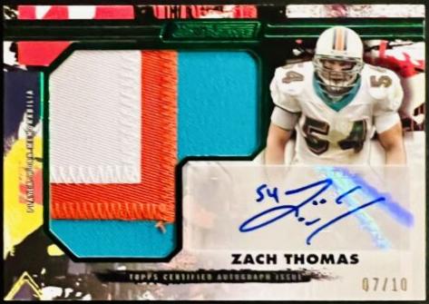 Zach Thomas [Green] #CJPAH-ZT