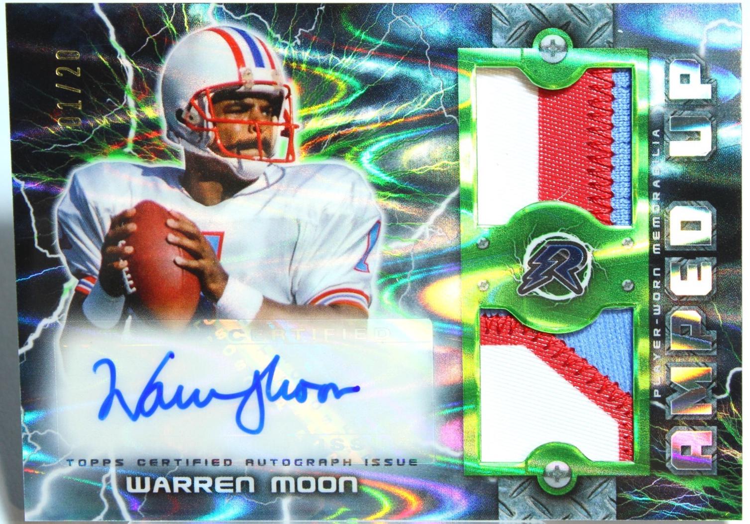 Warren Moon [Lime Green Power Surge Patch] #RAUPA-WMO