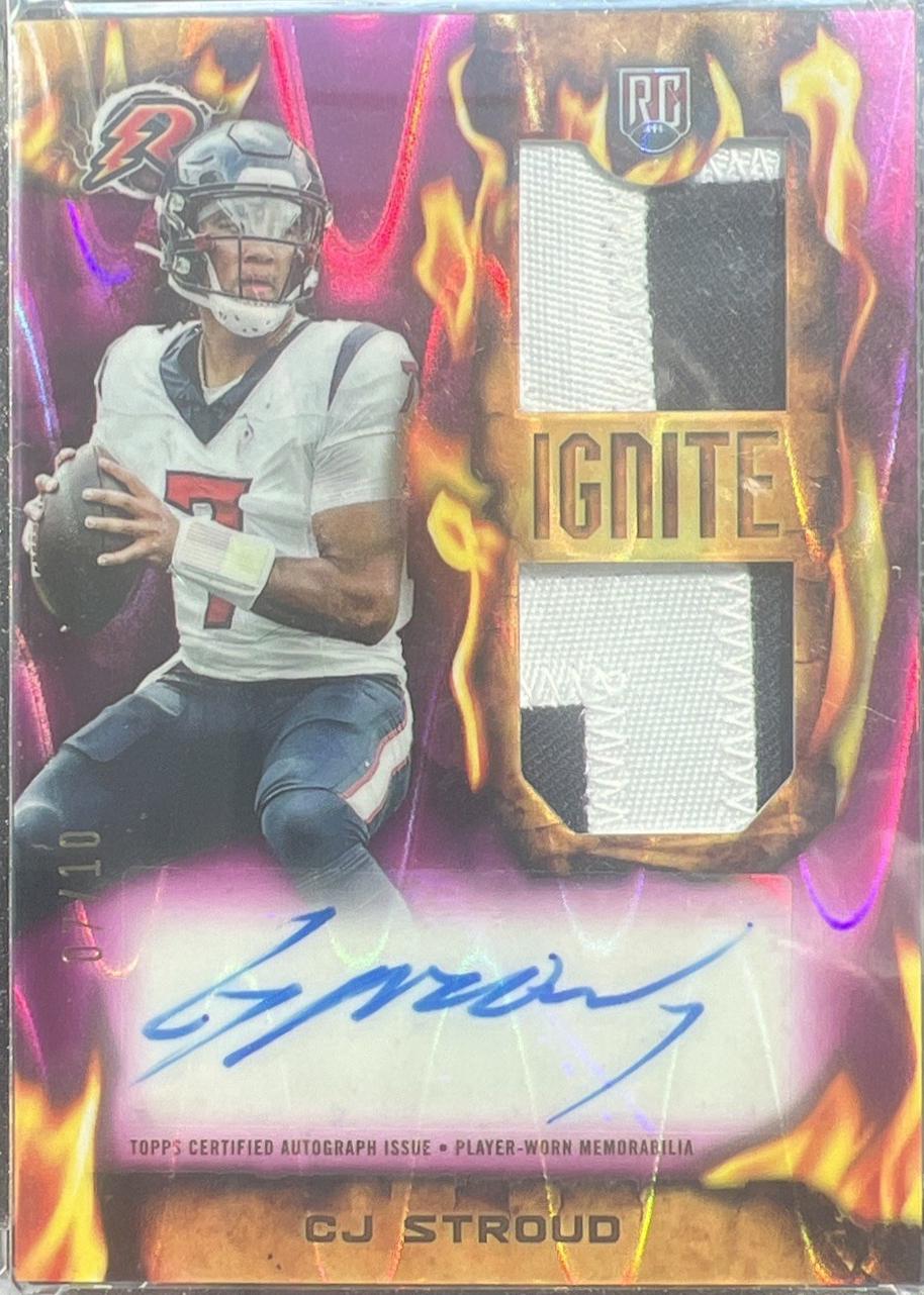 CJ Stroud [Pink Power Surge Patch] #RIRPA-CJS