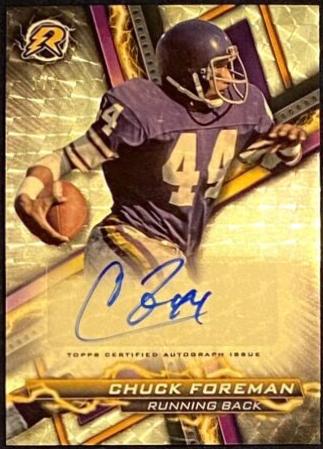 Chuck Foreman [Superfractor] #RA-CFO