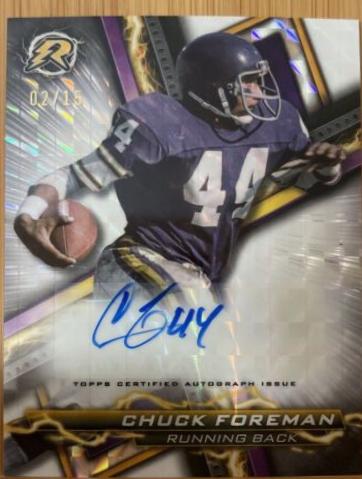 Chuck Foreman [White Geometric] #RA-CFO