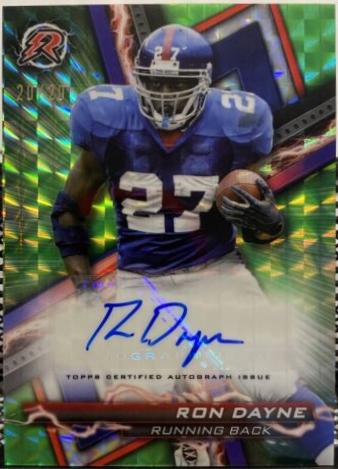 Ron Dayne [Lime Green Geometric] #RA-RD