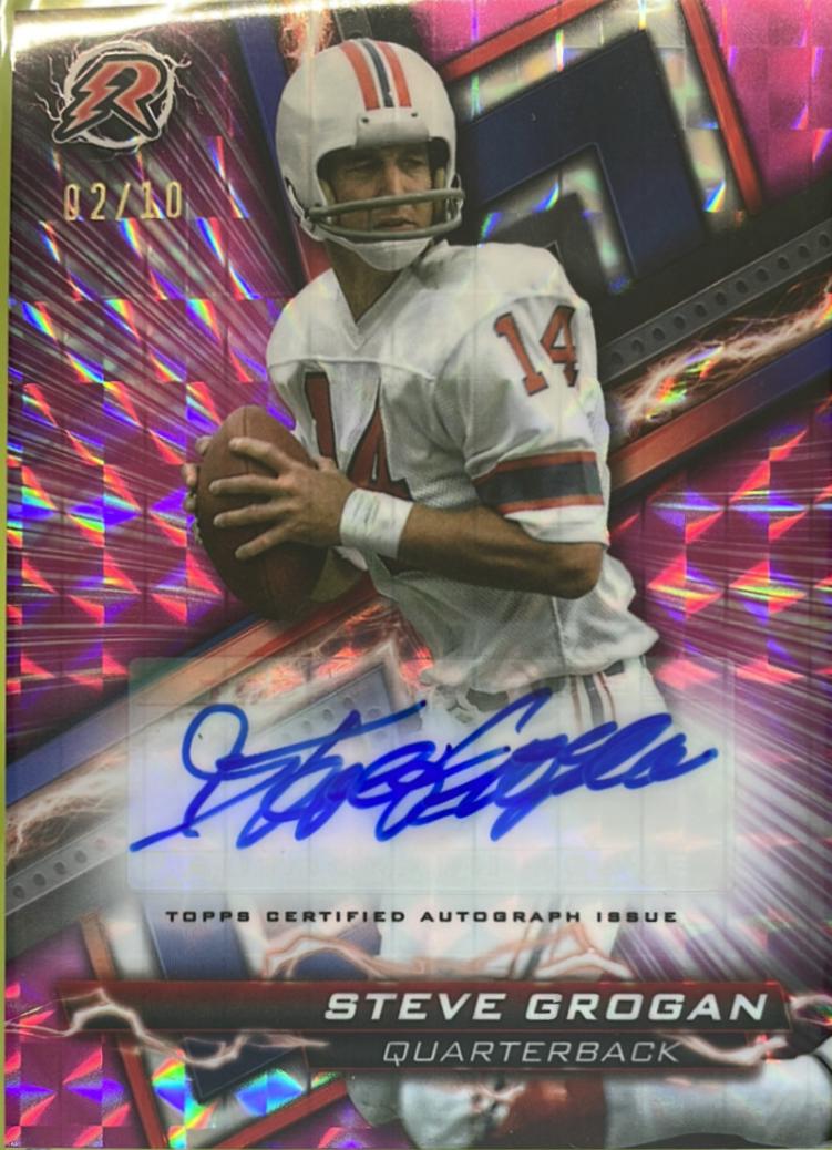 Steve Grogan [Pink Geometric] #RA-SG