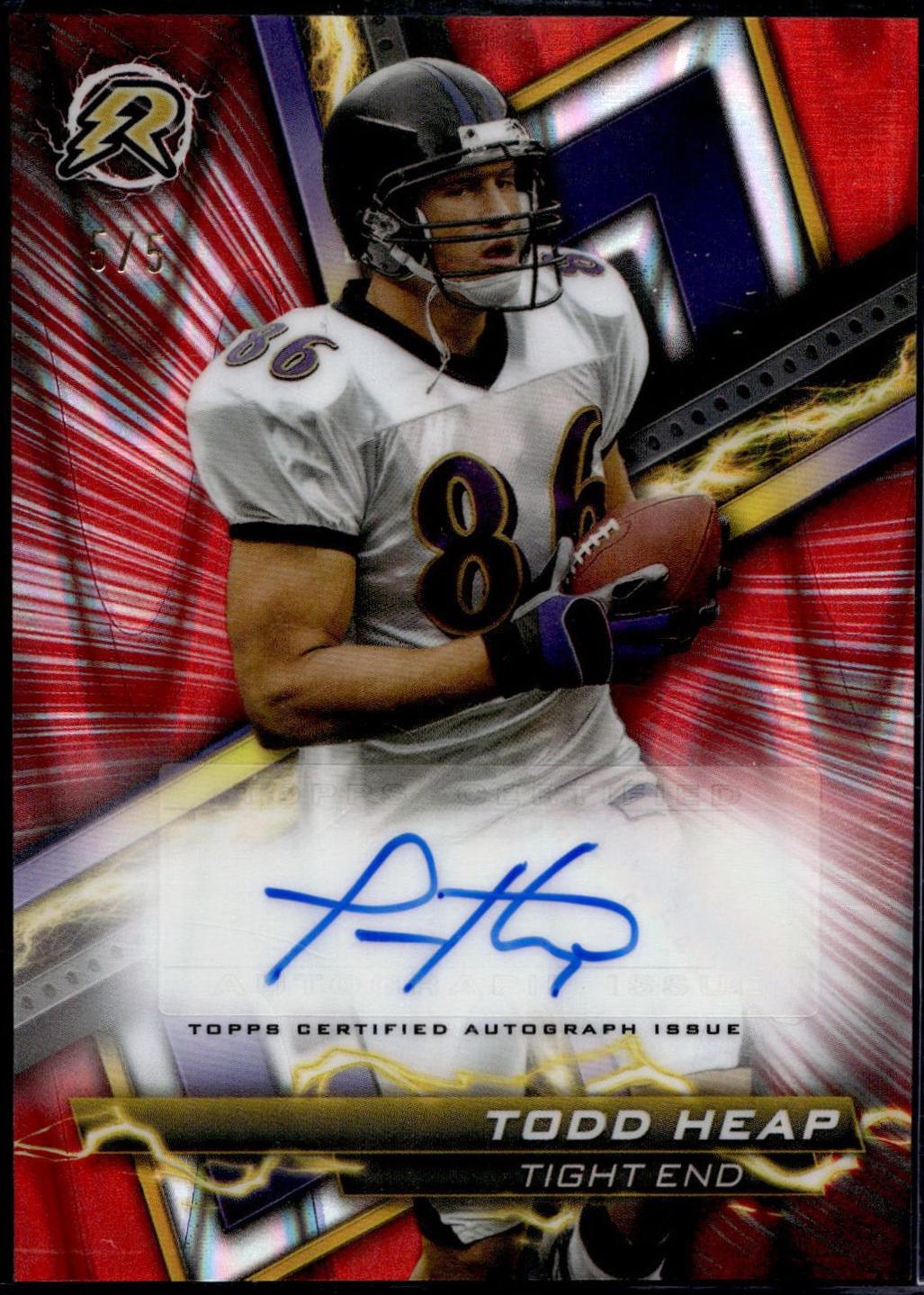 Todd Heap [Red Power Surge] #RA-THE