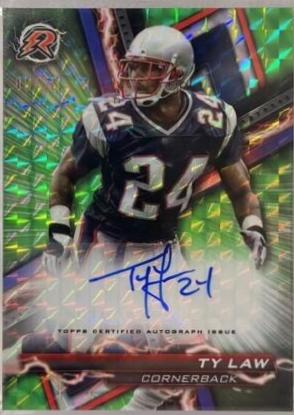 Ty Law [Lime Green Geometric] #RA-TL