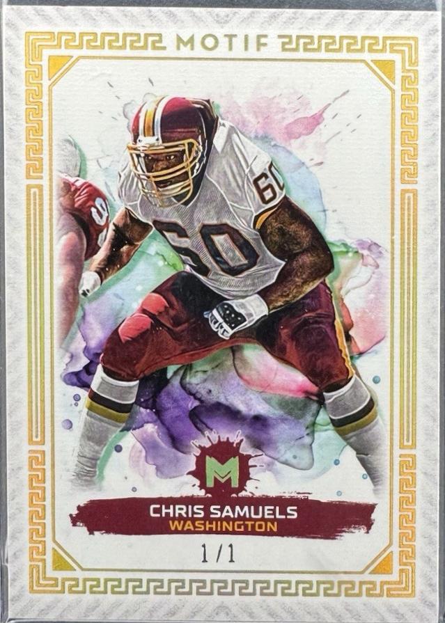 Chris Samuels [Printing Plate] #91