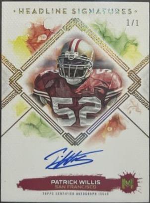 Patrick Willis [Printing Plate] #HS-PW