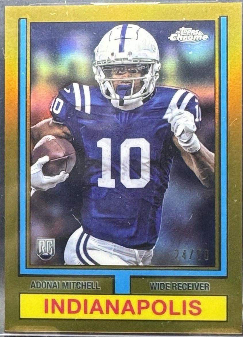 Adonai Mitchell [Gold Refractor] #74TF-9