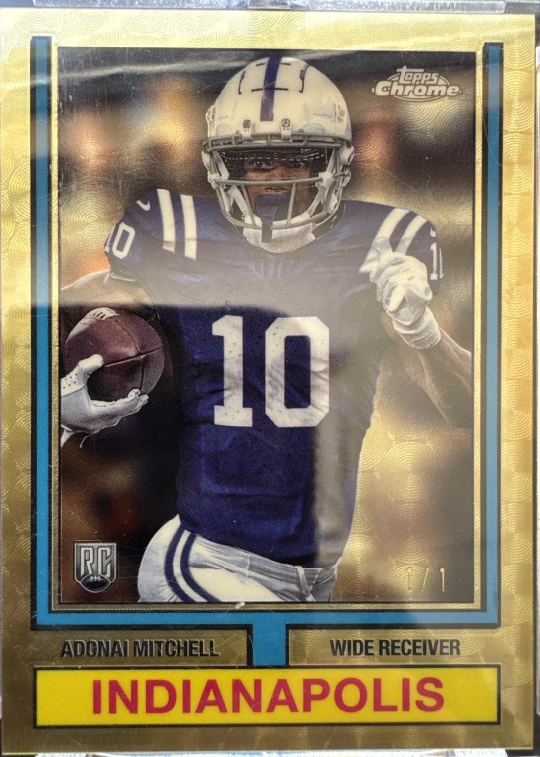 Adonai Mitchell [SuperFractor] #74TF-9