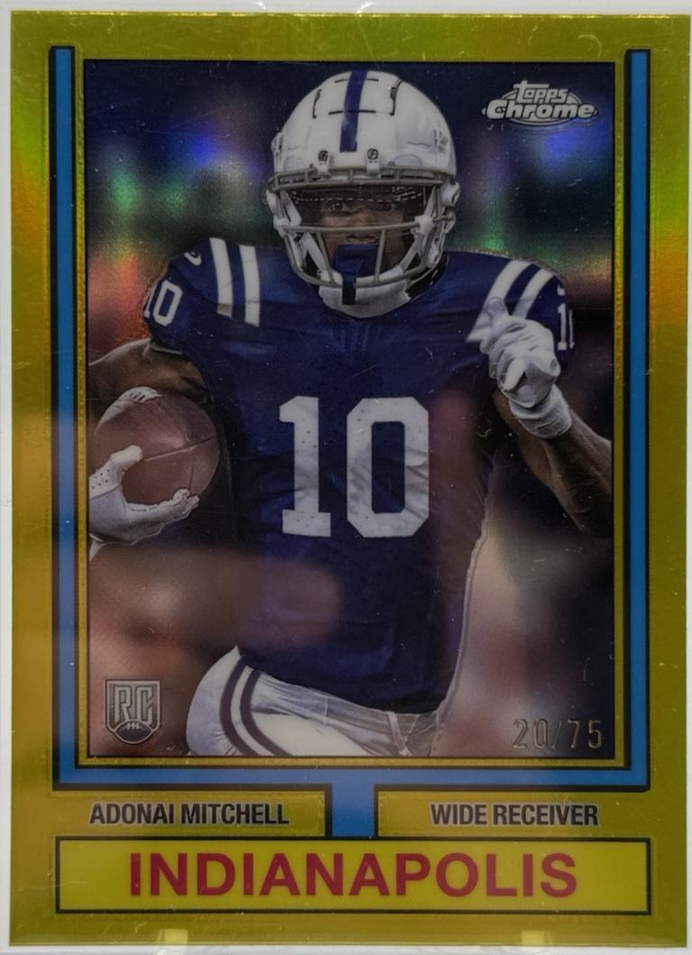 Adonai Mitchell [Yellow Refractor] #74TF-9