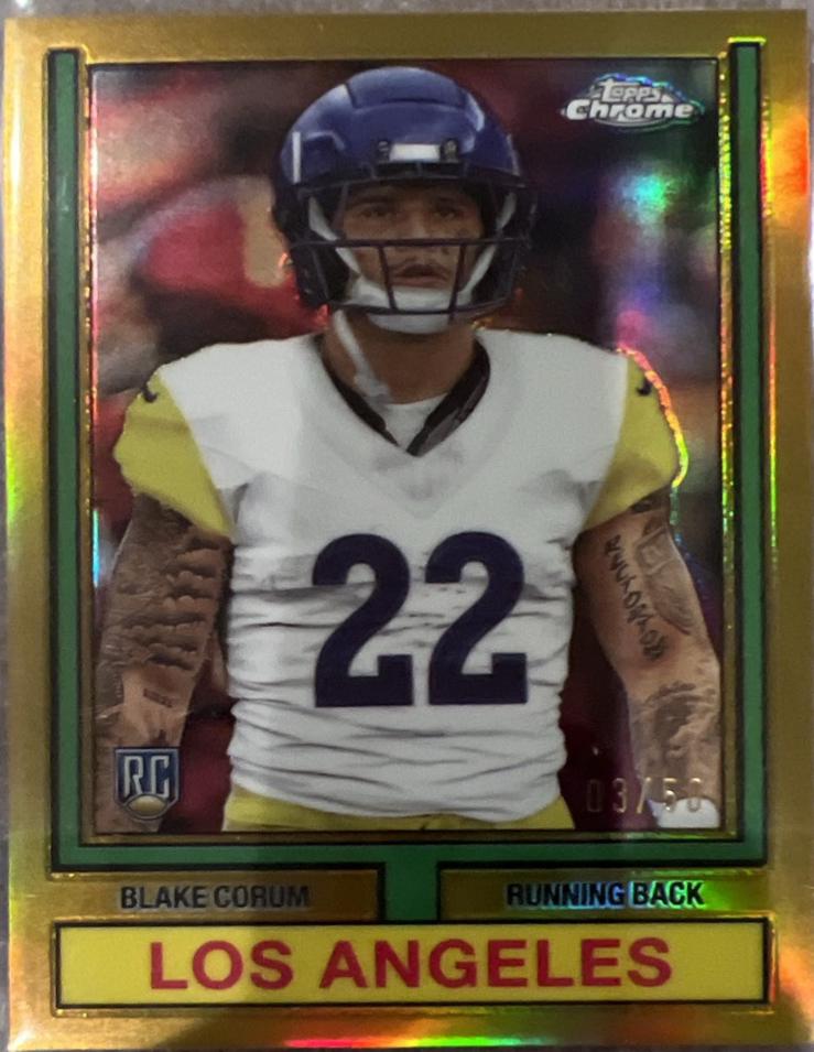 Blake Corum [Gold Refractor] #74TF-14