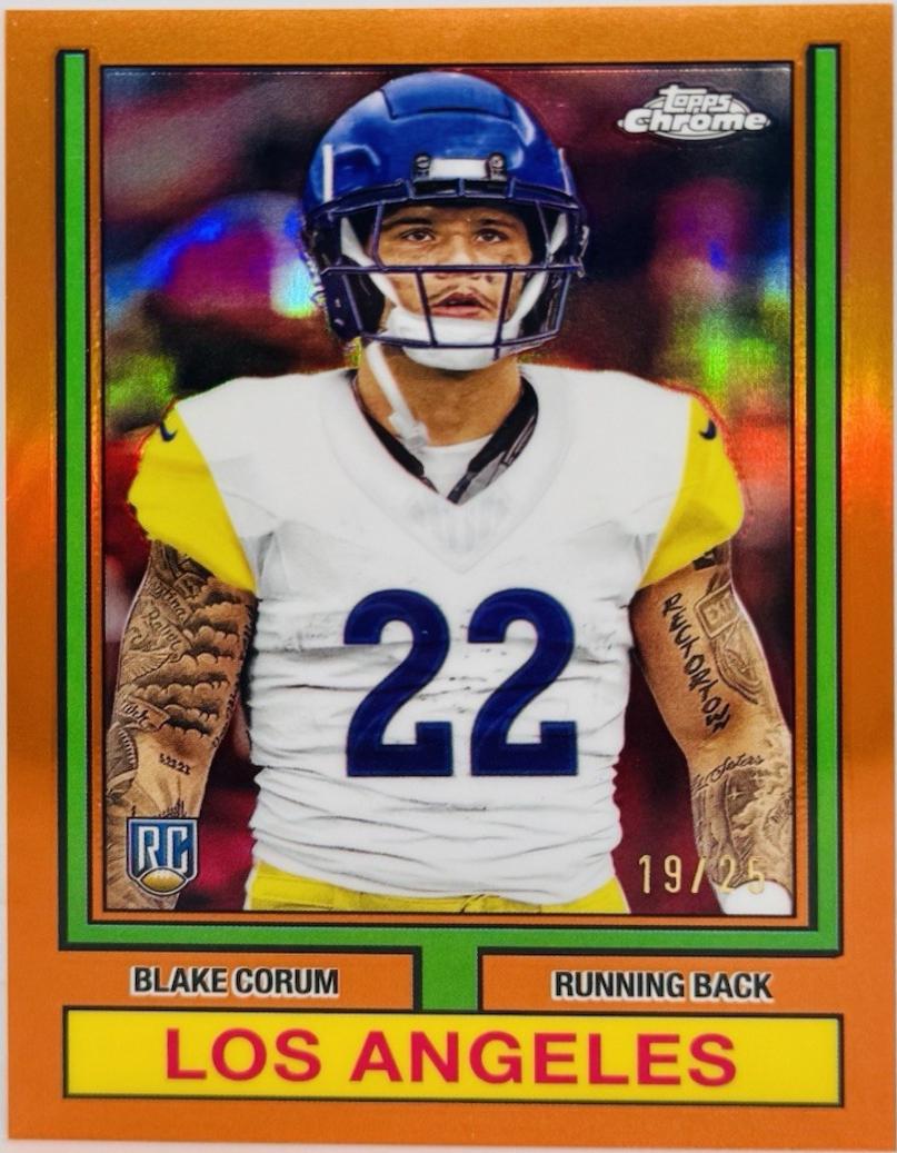 Blake Corum [Orange Refractor] #74TF-14