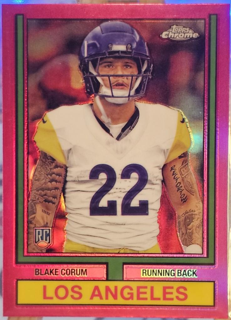 Blake Corum [Pink Refractor] #74TF-14