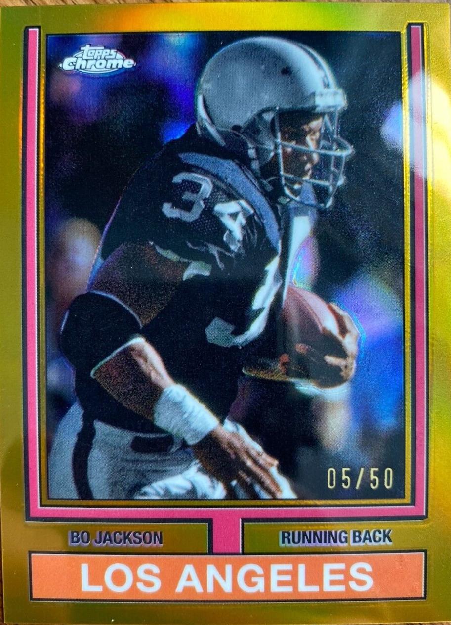 Bo Jackson [Gold Refractor] #74TF-21