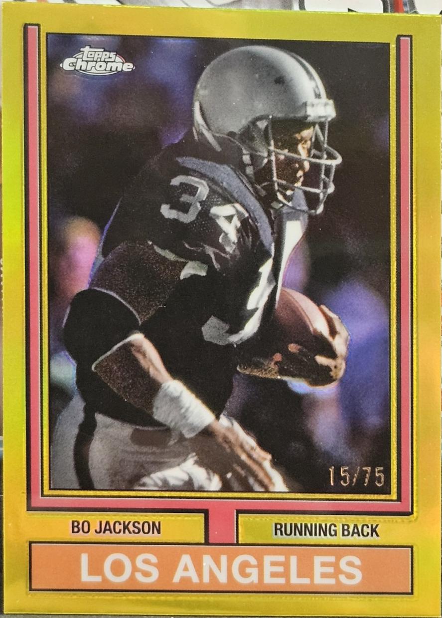 Bo Jackson [Yellow Refractor] #74TF-21