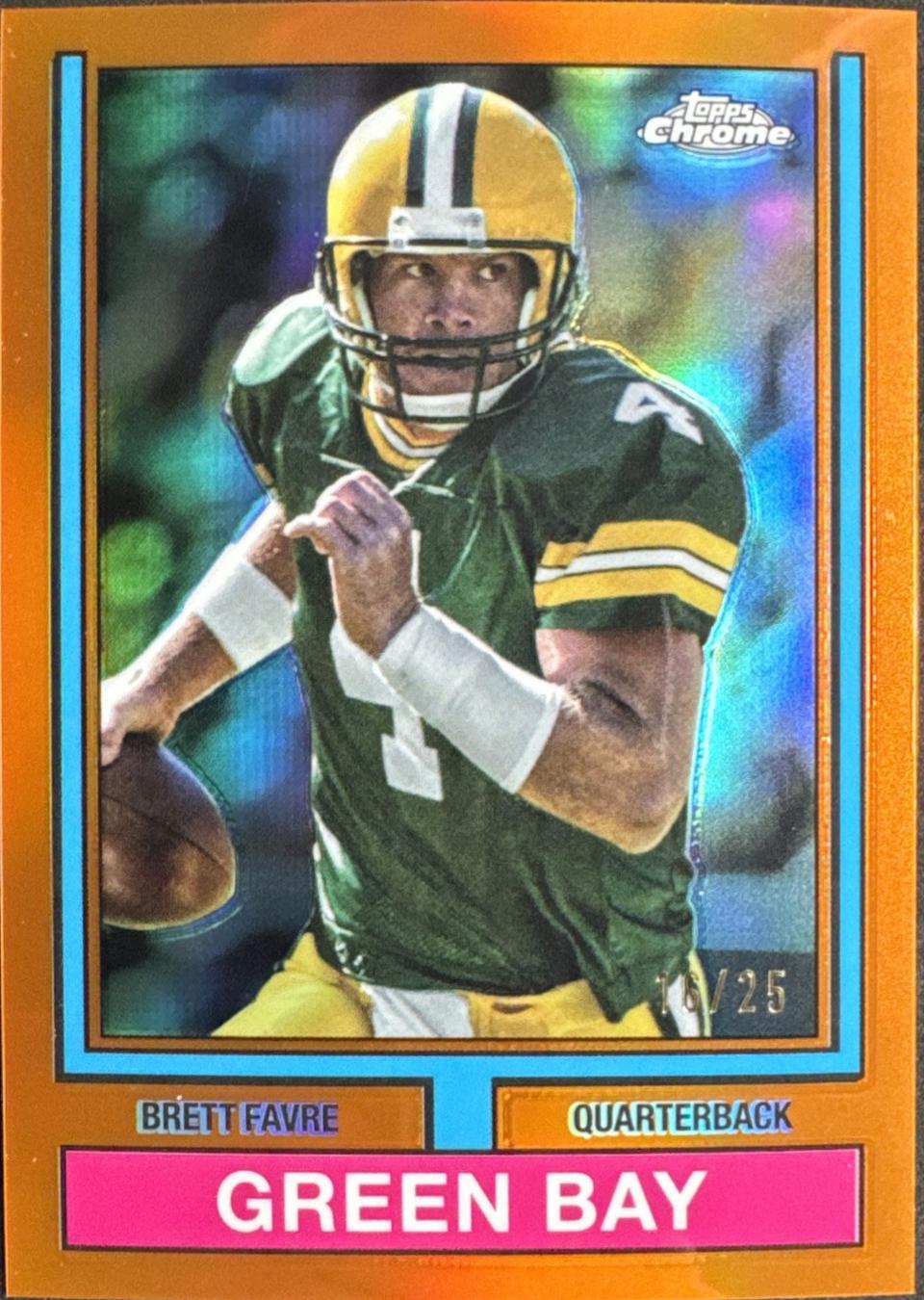 Brett Favre [Orange Refractor] #74TF-17