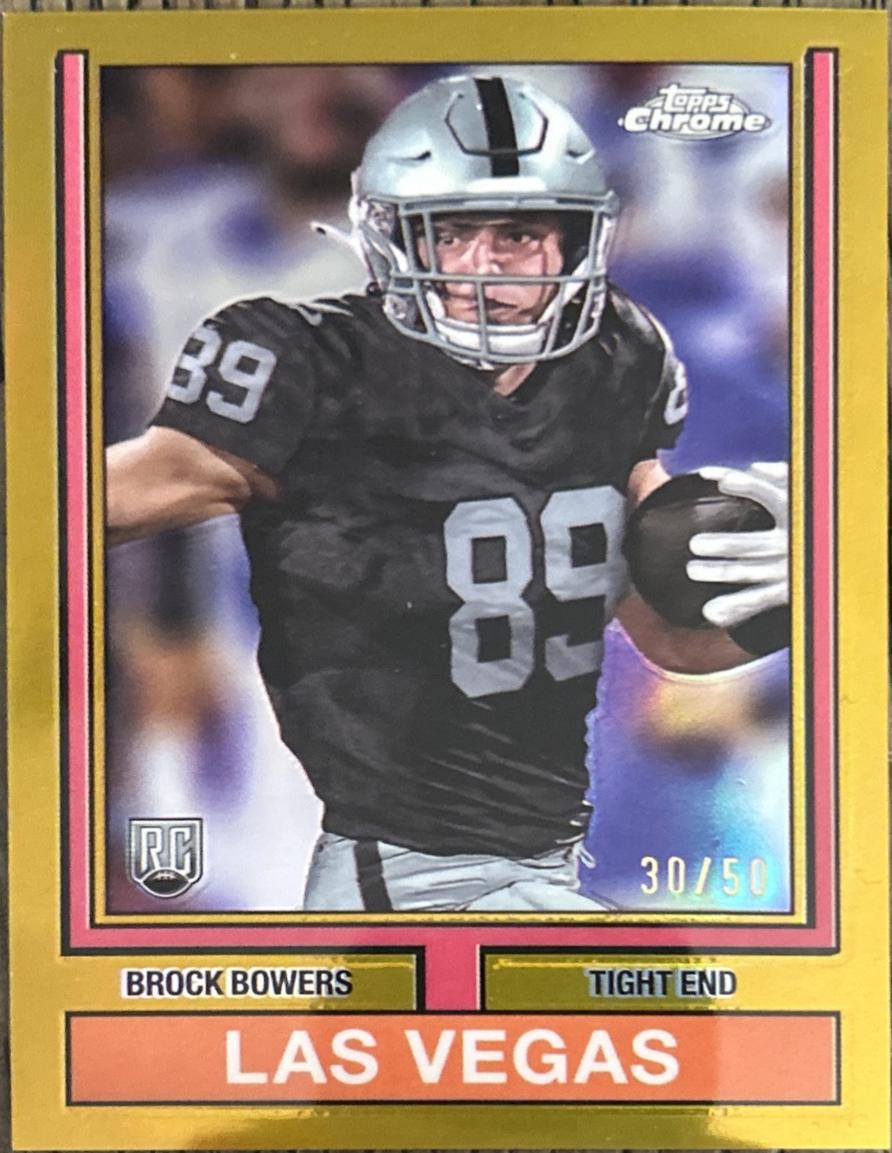 Brock Bowers [Gold Refractor] #74TF-12