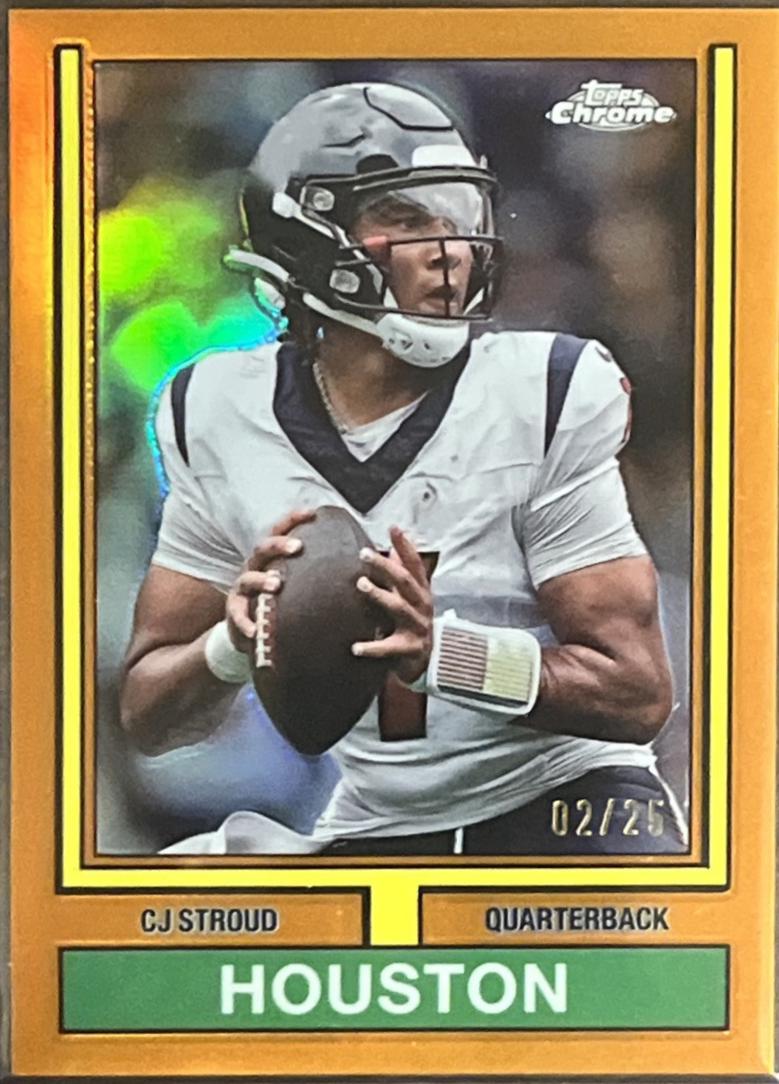 CJ Stroud [Orange Refractor] #74TF-22