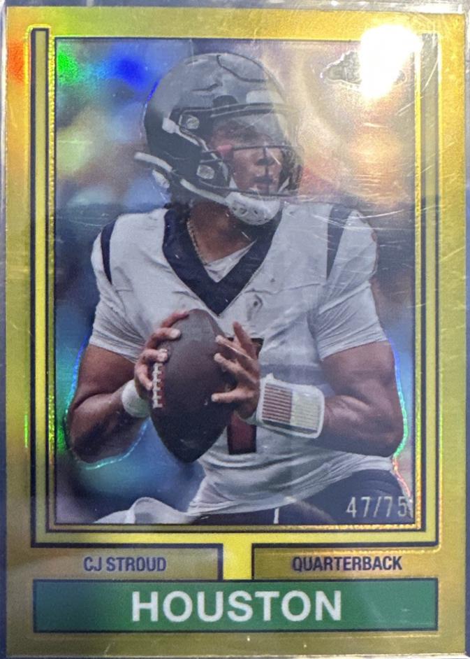 CJ Stroud [Yellow Refractor] #74TF-22