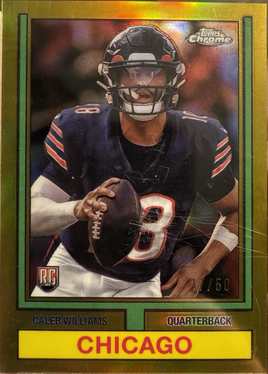 Caleb Williams [Gold Refractor] #74TF-1