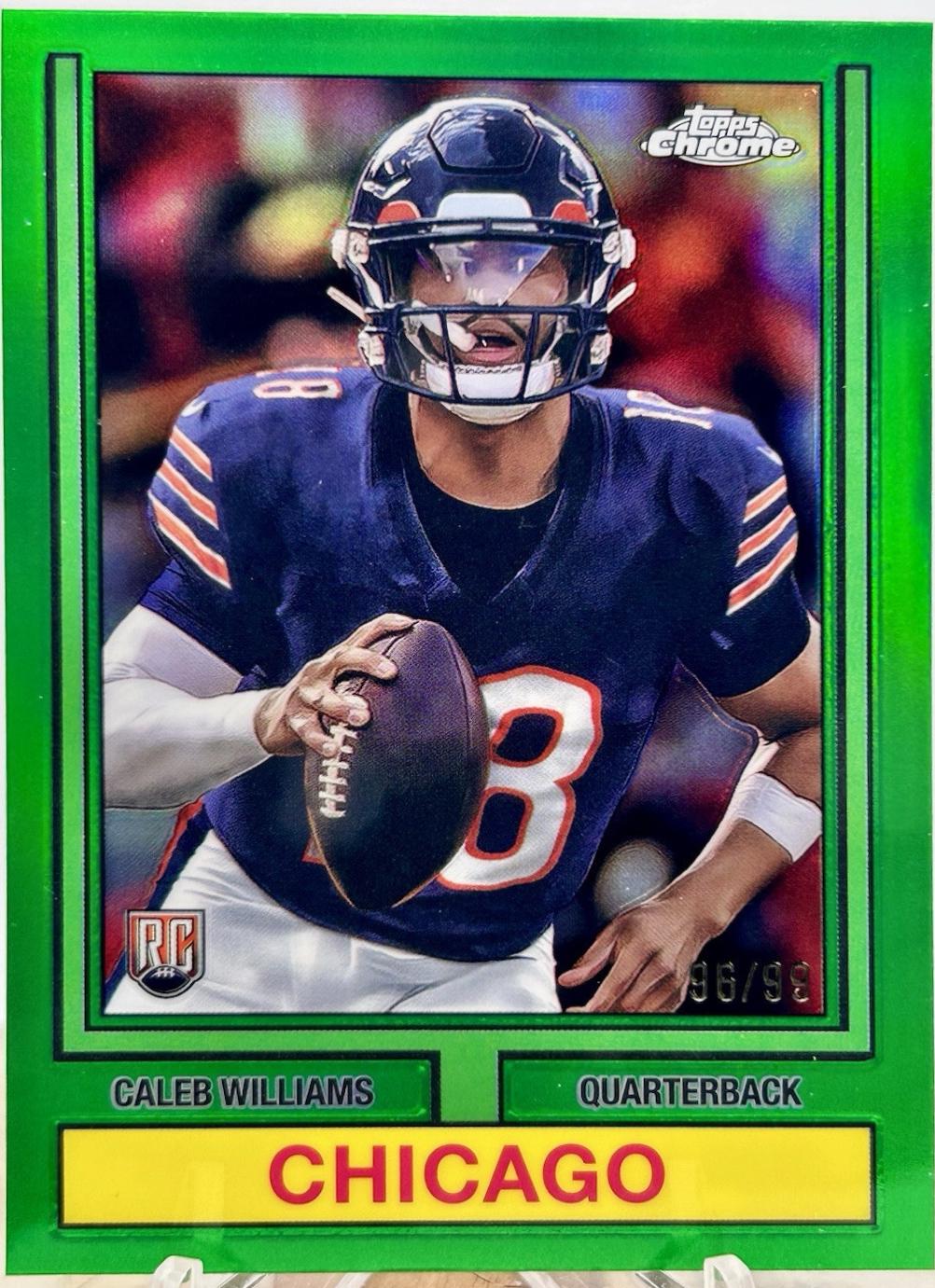 Caleb Williams [Green Refractor] #74TF-1