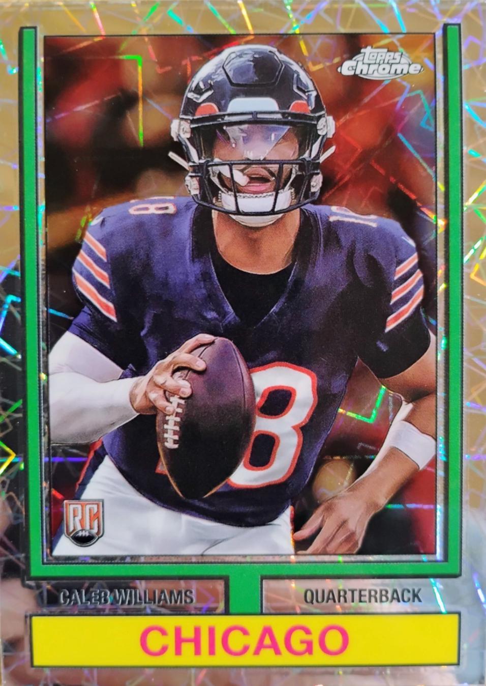Caleb Williams [Laser Refractor] #74TF-1