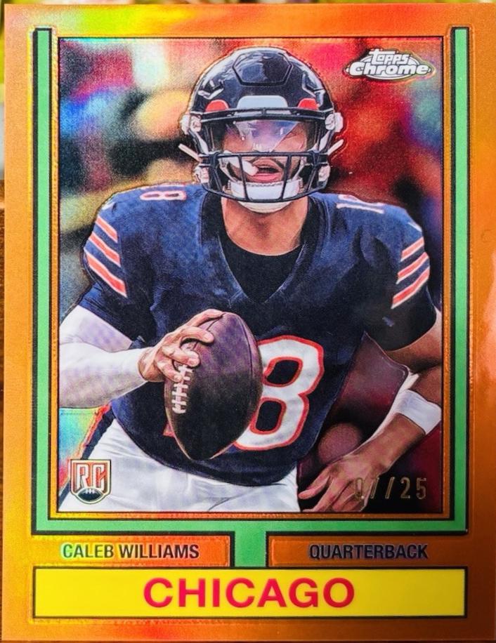 Caleb Williams [Orange Refractor] #74TF-1